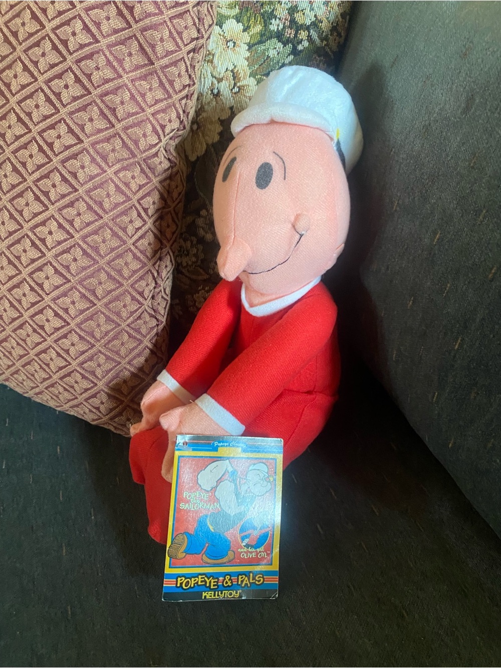 Popeye & Pals 2007 Swee' Pea 10.5"
Seated Plush Kelly Toy USA Hard to Find